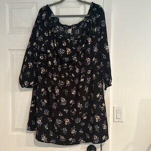 H&M Off The Shoulder Floral Dress
